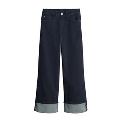 Opus Boyfriend Jeans - Miva turn up - blue (7439)