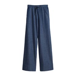 Opus Wide Leg Jogpants - Melane - blue (70259)