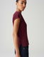 Opus Slim Strickshirt - Puctur - rot (40036)