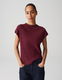 Opus Slim Strickshirt - Puctur - rot (40036)