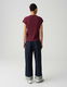 Opus Slim Strickshirt - Puctur - rot (40036)