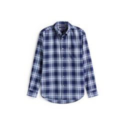 Tommy Hilfiger Checked regular fit twill shirt - blue (0MT)
