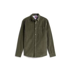 Tommy Jeans Regular Fit Corduroy Shirt - green (MRH)