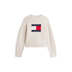 Tommy Hilfiger Melierter Relaxed Fit Pullover - beige (AFN)