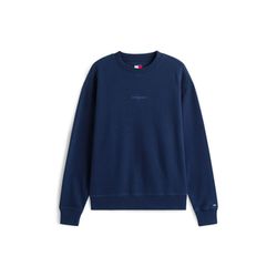 Tommy Jeans Jumper with waffle texture - blue (C1G)
