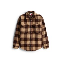 Tommy Jeans Kariertes Oversized Fit Overshirt aus Flanell - braun (GS7)