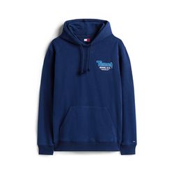 Tommy Jeans Terry hoodie with logo - blue (C1G)