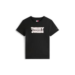 Tommy Jeans T-shirt with logo print - black (BDS)