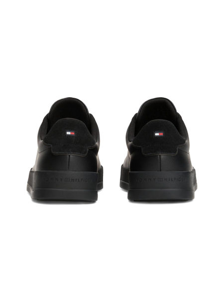 Tommy Hilfiger Court-Sneaker mit Logo - schwarz (0GJ)