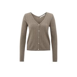 Yaya Feinstrick-Strickjacke - braun (999482)