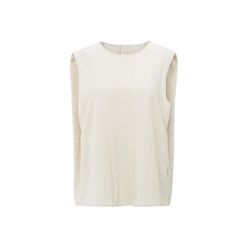 Yaya Sleeveless top with buttons - beige (99954)
