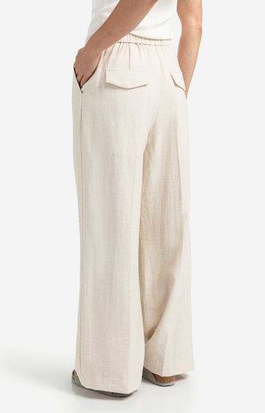 Yaya Strukturierte gewebte Hose   - beige (99954)
