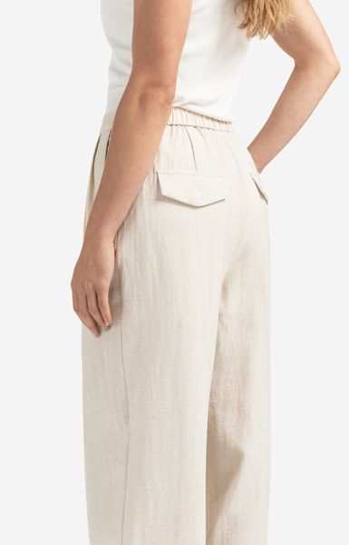 Yaya Strukturierte gewebte Hose   - beige (99954)