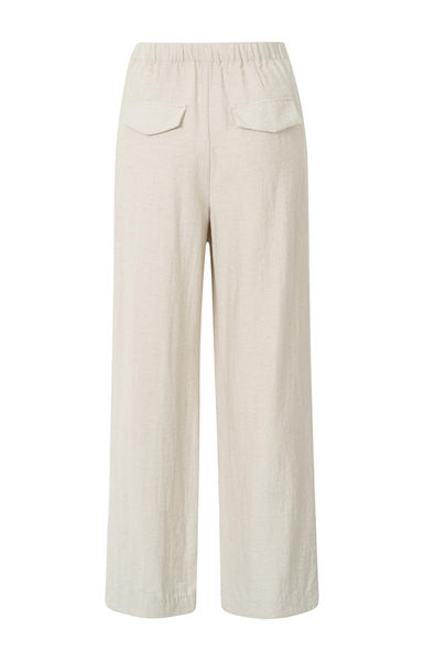 Yaya Strukturierte gewebte Hose   - beige (99954)