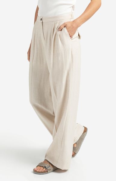 Yaya Strukturierte gewebte Hose   - beige (99954)