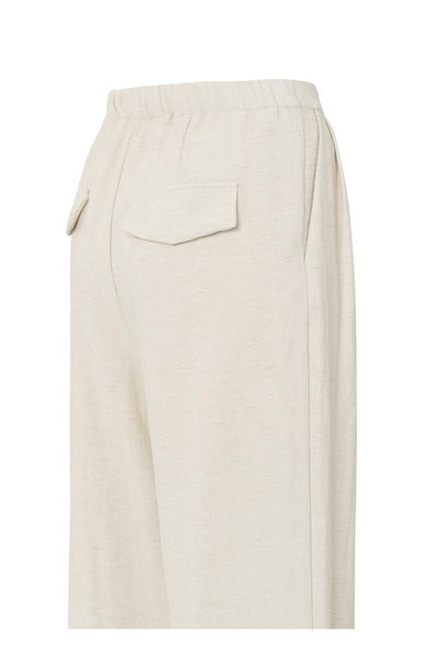 Yaya Strukturierte gewebte Hose   - beige (99954)