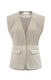 Yaya Ärmelloser Blazer mit Satin-Details - beige (44501)