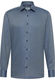 Eterna Slim Fit: Hemd in Dobbydesign - blau (16)
