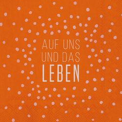 Räder Serviettes à cocktail (25x25cm) - orange (0)