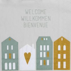 Räder Serviette à cocktail (25x25cm) - gris (0)