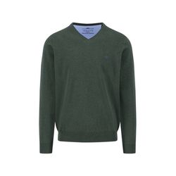 Fynch Hatton V-Neck Pullover - grün (737)