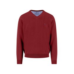 Fynch Hatton V-Neck Pullover - rot (367)
