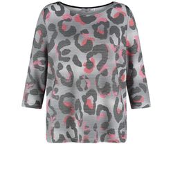 Samoon T-Shirt 3/4 manches - gris (02302)