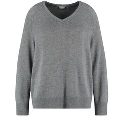 Samoon Langarmpullover  - grau (02301)