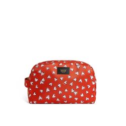 WOUF Large cosmetic bag - Crush - red/white (00)