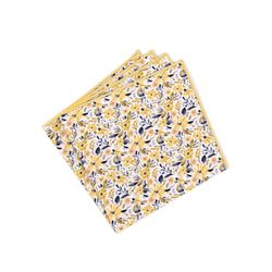 Mr. Célestin Pocket square - Seok - yellow (Citrus Bloom)