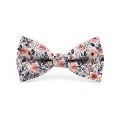 Mr. Célestin Bow tie - Sanjo - blue/pink (Light Guava)