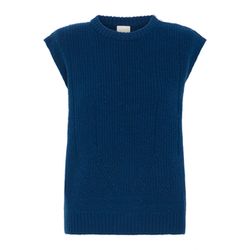 ICHI Sleeveless sweater - Povoke - blue (194029)