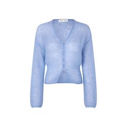 Samsøe & Samsøe Knitted jacket - Sapoppie - blue (DELLA ROBBIA BLUE)