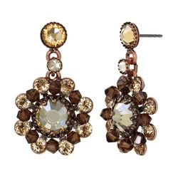 Konplott Earring stud - Dutches - brown (0040)