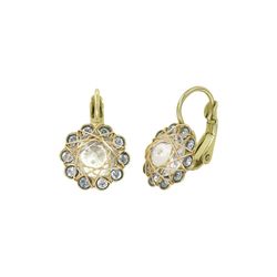 Konplott Earrings - 70's Circles - white/gold (0040)