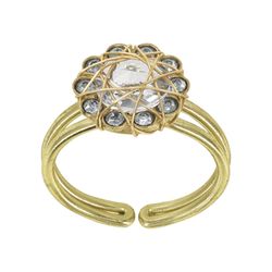 Konplott Ring - 70's Circles - white/gold (0040)
