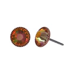 Konplott Earrings - Black Jack - orange (0040)