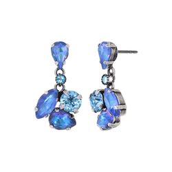 Konplott Ohrstecker - Ballroom  - blau (0040)