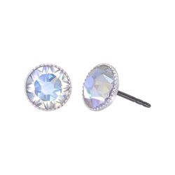 Konplott Earrings - Black Jack - blue/white (0040)