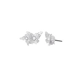 Konplott Boucles d'oreilles - Fly Baby Fly - blanc/silver (0040)
