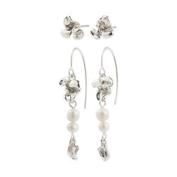 Pilgrim Boucles d'oreilles - Luis - silver (SILVER)