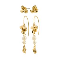Pilgrim Earrings 2-in-1 set - Luis - gold (GOLD)