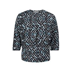 Betty & Co Schlupfbluse - blau/grün (5809)