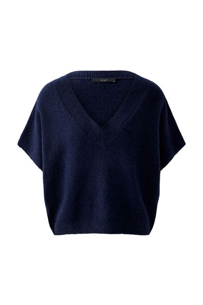 Oui Oversized geschnittener Pullover - blau (5742)