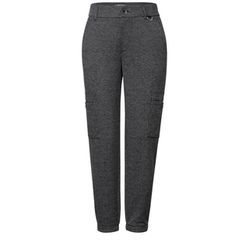 Street One Studio Cargo melange pants - black (20001)