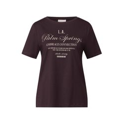 Street One Studio T-Shirt mit Wording - rot (26879)