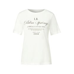 Street One Studio T-Shirt mit Wording - weiß (20108)