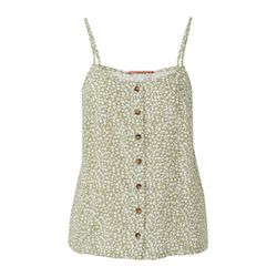 Q/S designed by Viscose top with buttons - green (75A0)