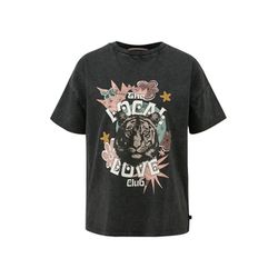 Q/S designed by Washed T-shirt in an oversized fit - black (99D0)