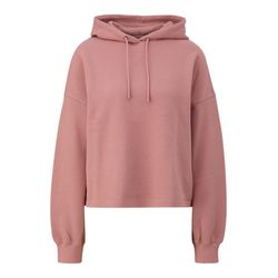 Q/S designed by Sweatshirt mit Strukturmuster und Kapuze  - pink (4418)